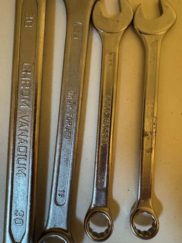 Chiavi inglesi cromo-vanadio - 4pz