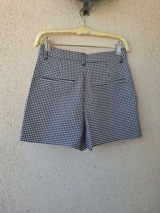Falda-pantalón pata de gallo
