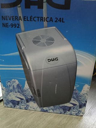 Nevera Eléctrica DHG NE-992 24L a 12V y 220V 240V