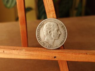 Moneda Plata 20 Centavos 1883 Alfonso XII Manila