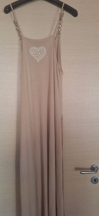 Vestito lungo Twinset beige