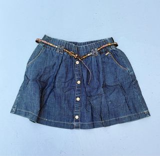 Falda vaquera Stradivarius azul