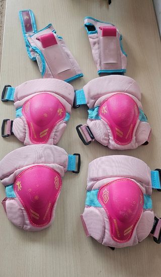 Protecciones niño Powerslide: rodilleras coderas