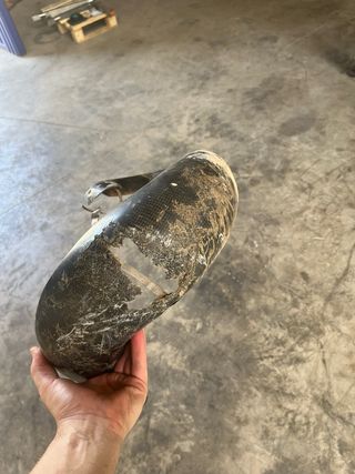 Cubre carter carbono Husqvarna bufanda