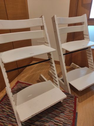 Silla Evolutiva Stokke Blanca (tengo 2, 70 € cada)