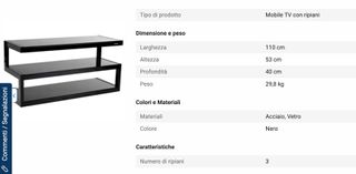 Mobile TV Norstone - 110x53x40 cm