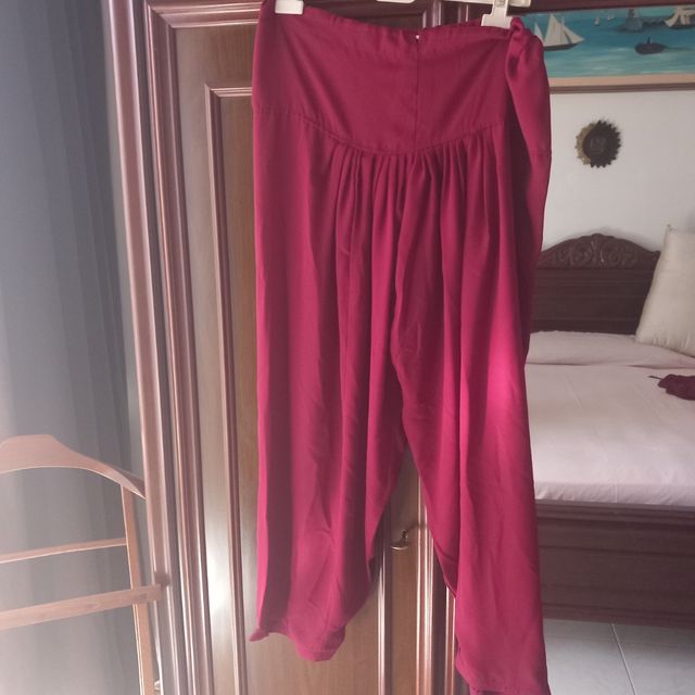 Abito pakistano bordeaux ricamato