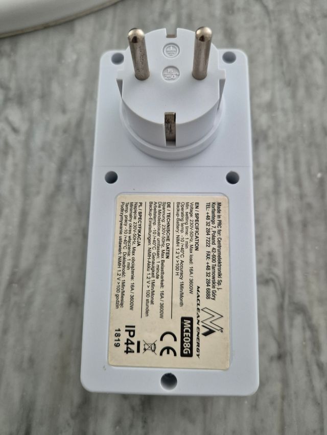 Temporizador digital Maclean Energy