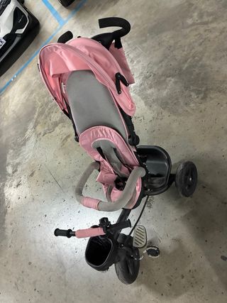Triciclo Bebé Plegable Rosa
