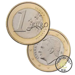Moneda 1 Euro España 2025 - Sin Circular - Nueva