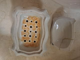 Caja porcelana china o japonesa antigua