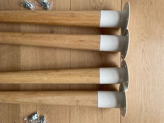 Patas mesa HILVER Ikea - bambú