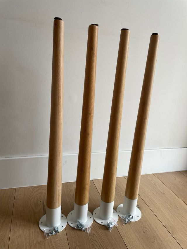 Patas mesa HILVER Ikea - bambú