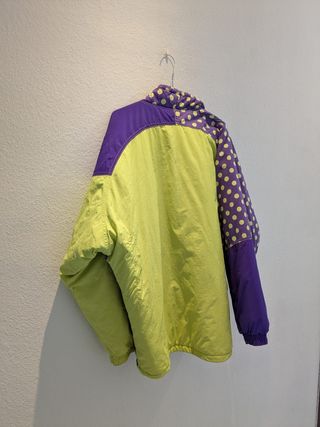 Chaqueta parka vintage | Verde & Morado