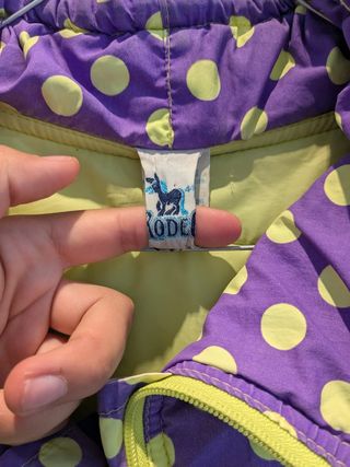 Chaqueta parka vintage | Verde & Morado