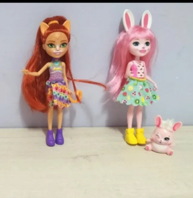 Muñecas Enchantimals y mascotas