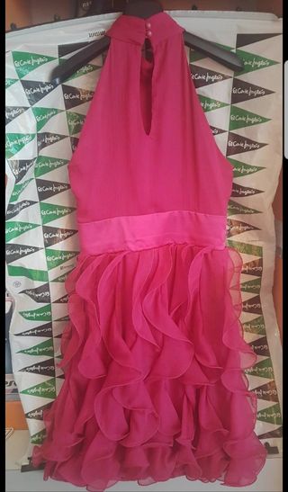 Vestido fiesta rosa
