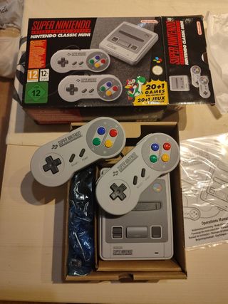 Super Nintendo Classic Mini SNES - 20 juegos 