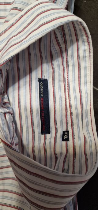 Camisa rayas hombre manga corta