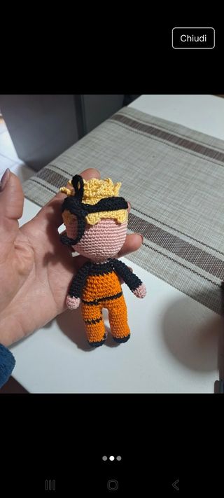 Naruto all'uncinetto amigurumi