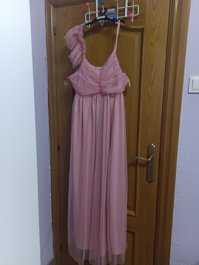 Vestido premama rosa para eventos talla XL