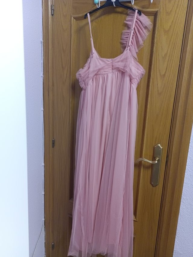 Vestido premama rosa para eventos talla XL