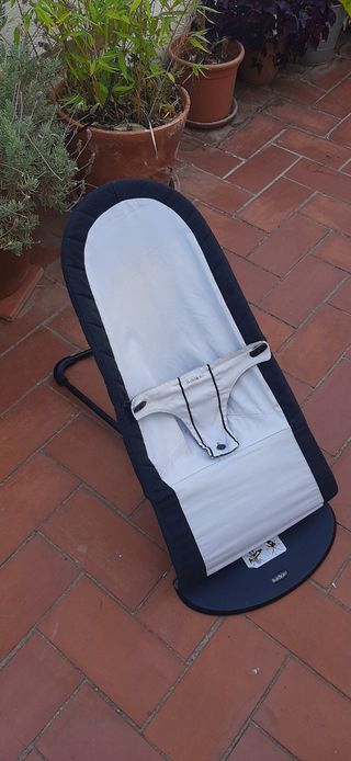 Hamaca Bebé BabyBjörn - Negro/Blanco