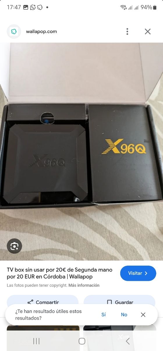 TV Box X96Q Android 4K - 2GB+16GB