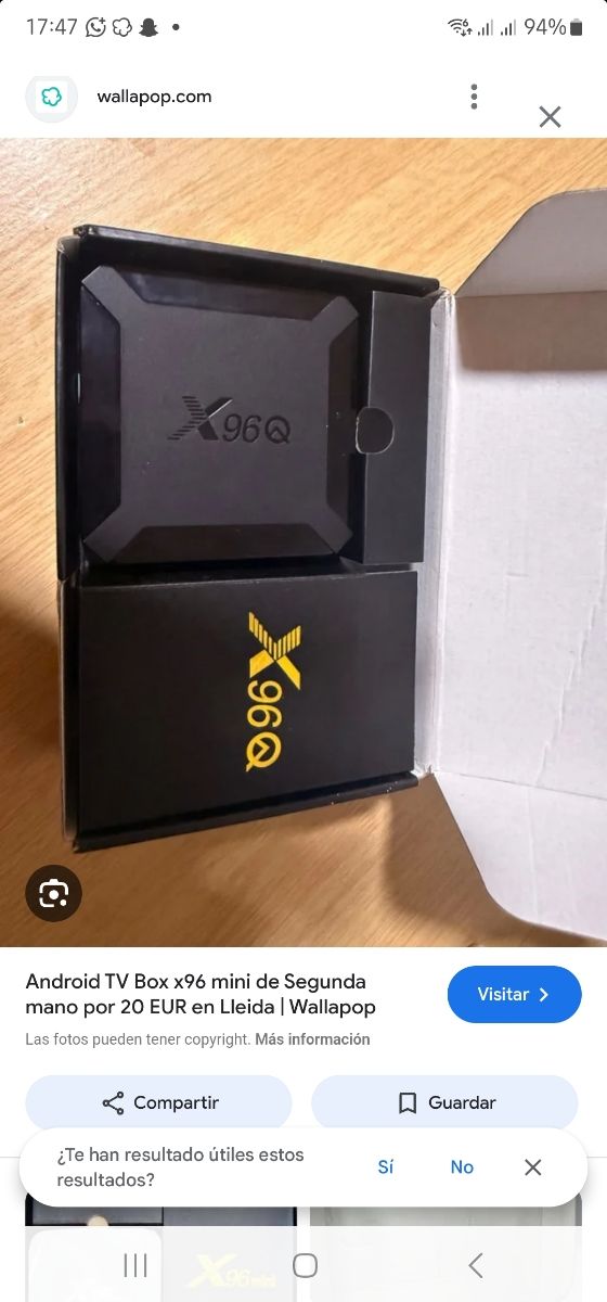 TV Box X96Q Android 4K - 2GB+16GB