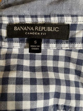 Camisa Banana Republic reversible, talla S