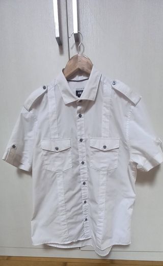 Camicia bianca uomo Manica Corta 