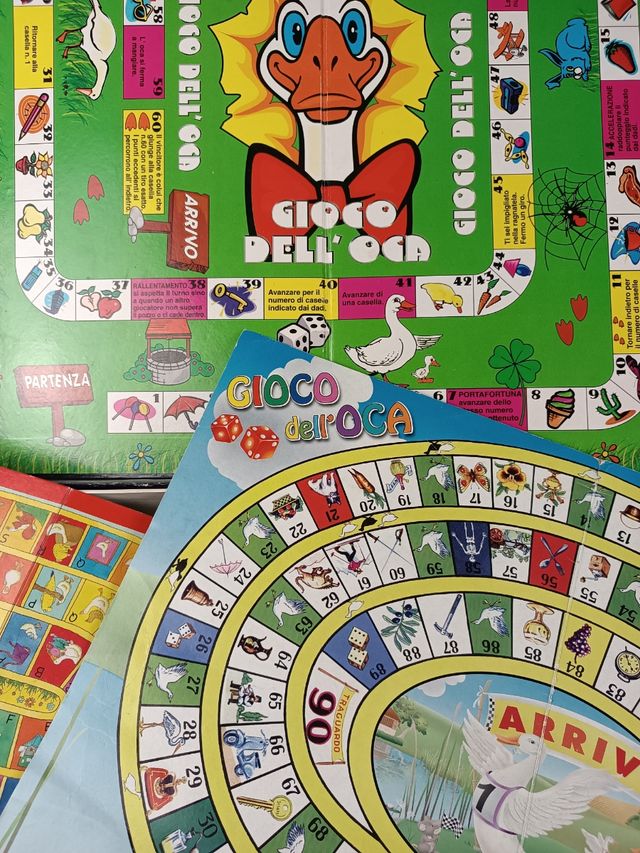Gioco dell'Oca: 4 edizioni