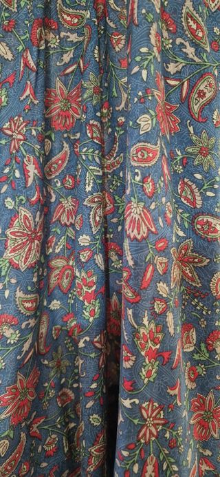 Vestido floral verano azul