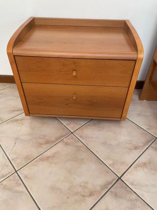 Comodini legno 2 pz