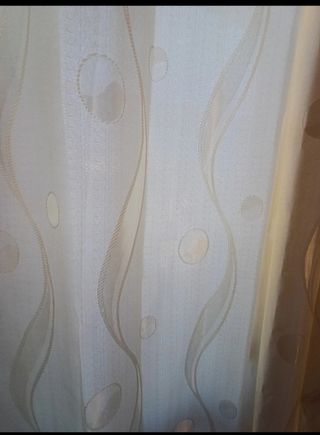 Tende Beige in Tessuto - L 135cm