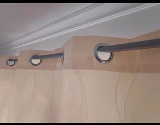 Tende Beige in Tessuto - L 135cm