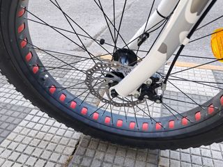 Fat Bike blanca - Bicicleta montaña