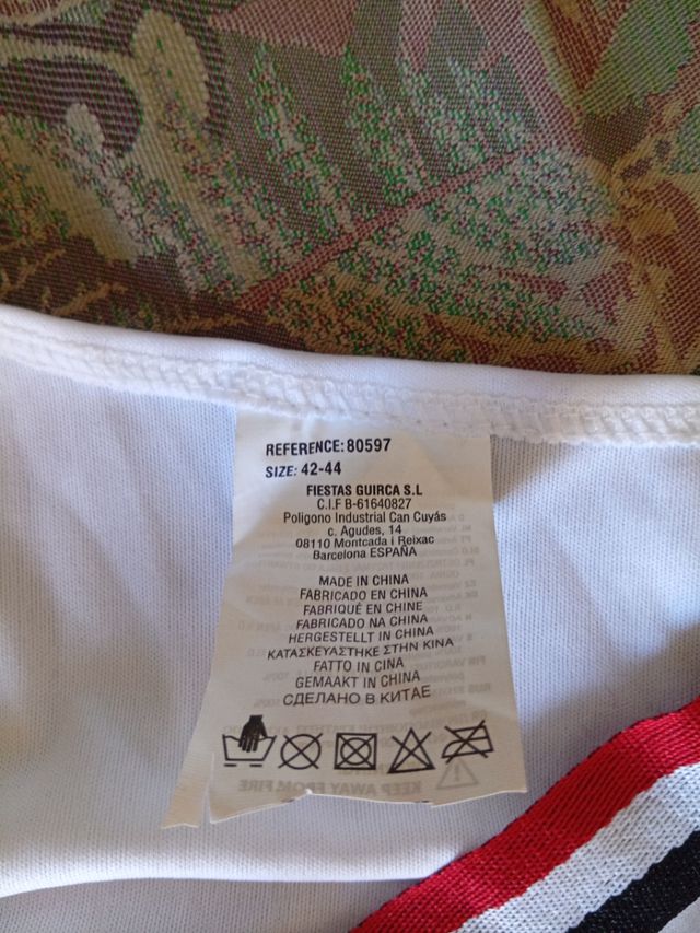 Disfraz animadora 12-14 años