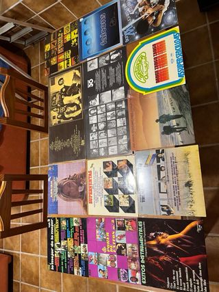 Equipo música AIWA vintage con 31 y 18 discos