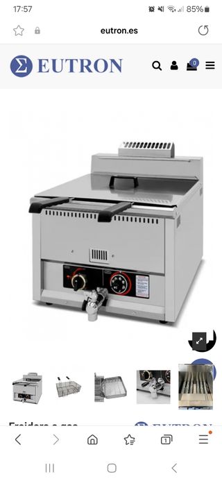 Freidora industrial gas 17L
