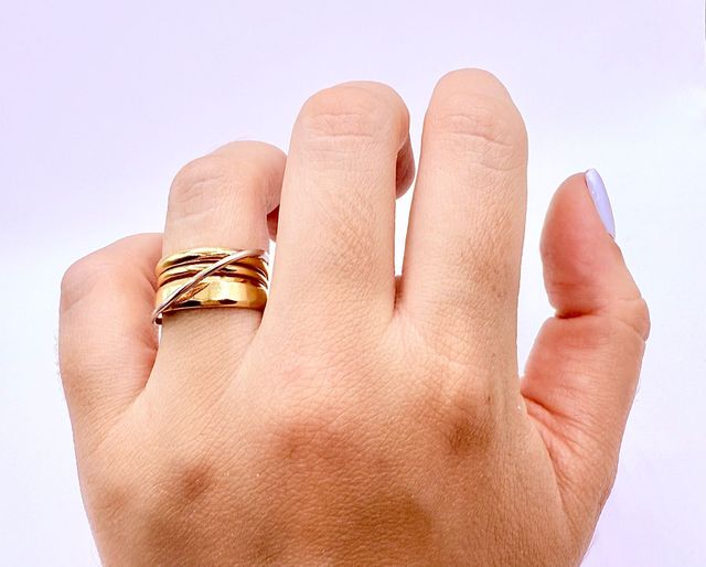 PROMOZIONE LIMITATA!! ANELLO COMBINATO IN ORO 18K