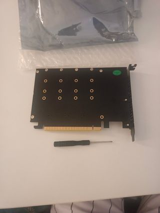 Adaptador 4x M.2 NVMe PCIe