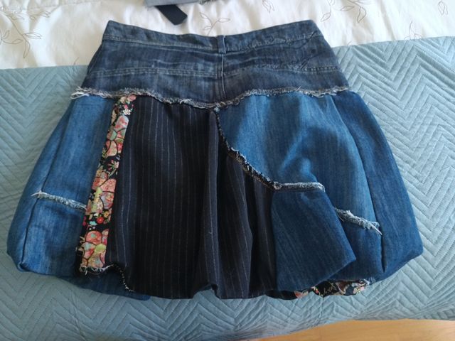 Falda Desigual patchwork