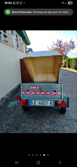 Remolque Erka para coche