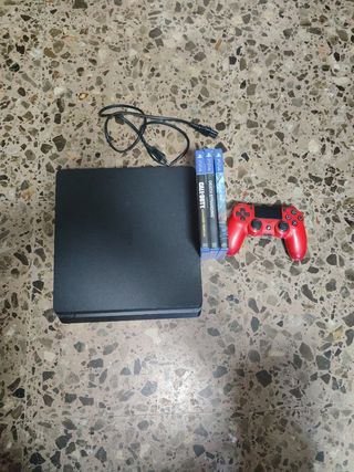 PS4 Slim 500gb + 3 juegos