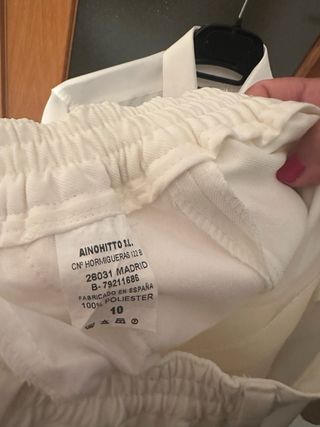 Traje comunión niño talla 10