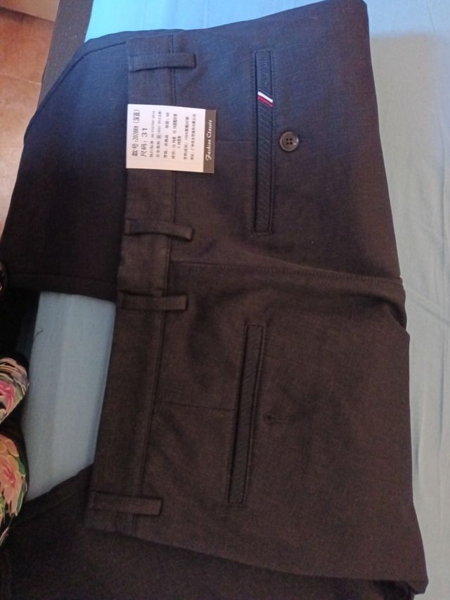 Pantalón térmico negro elegante