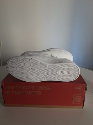 Zapatillas nuevas Puma Court Classic Clean Blancas