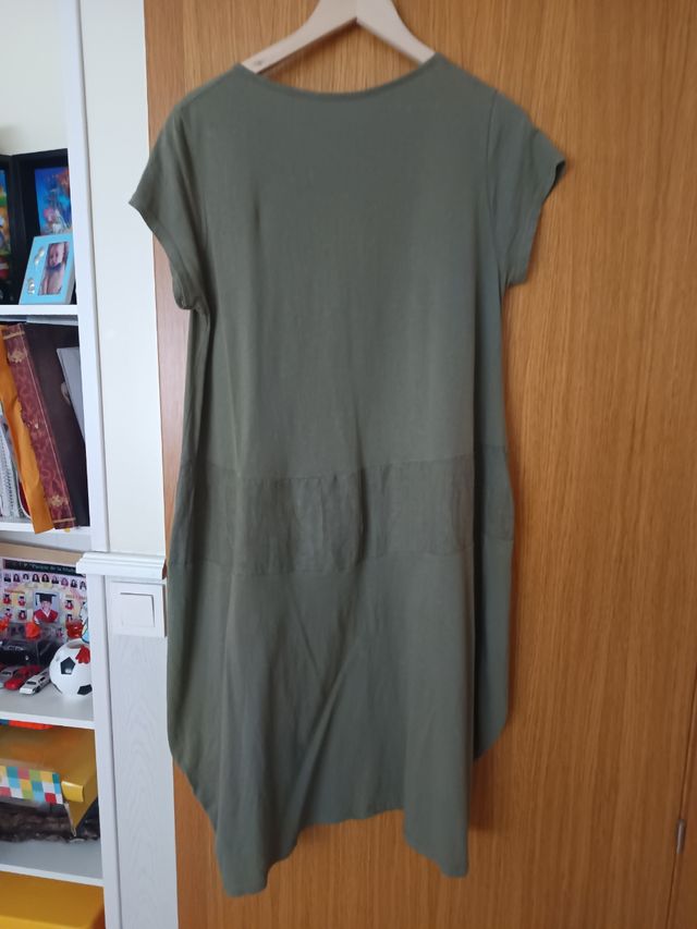 Vestido verde oliva - Talla única