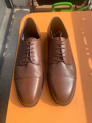Zapatos Mango Piel Marrón talla 45